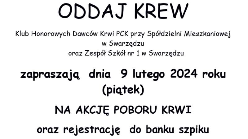 PODZIEL SIĘ KRWIĄ