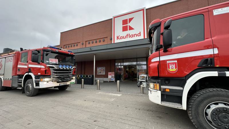 Ewakuacja marketu Kaufland